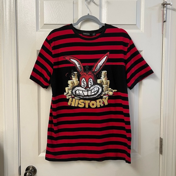 Hudson Outerwear Men’s Tee, Money Bunny “History”, Large - Picture 1 of 5